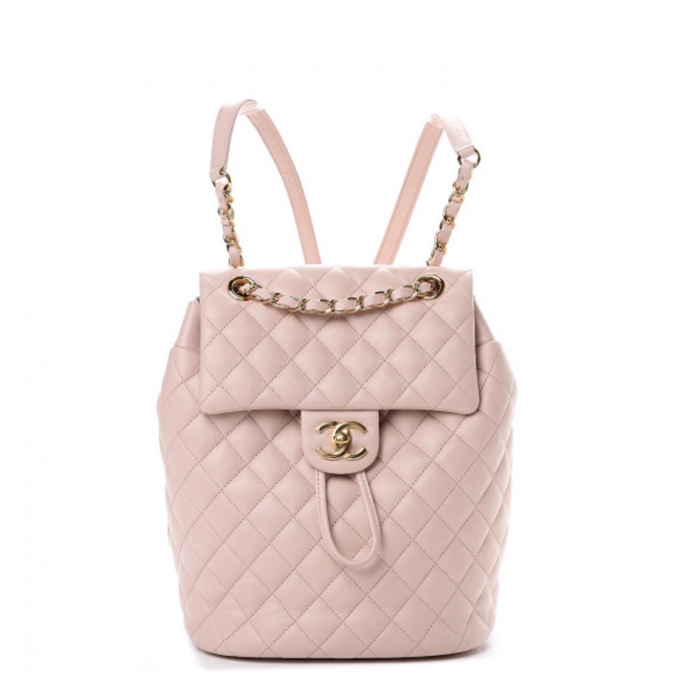 Chanel baby pink backpack